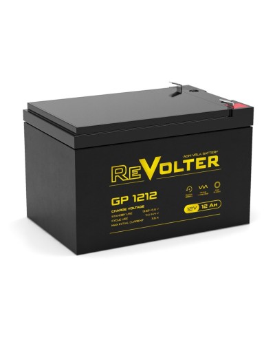 Revolter GP 1212. Аккумулятор автомобильный герметичный свинцово-кислотный. Revolter в Кирове