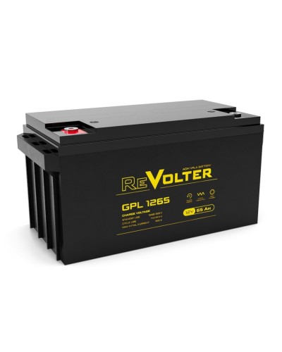 Revolter GPL 1265. Аккумулятор автомобильный герметичный свинцово-кислотный. Revolter в Кирове