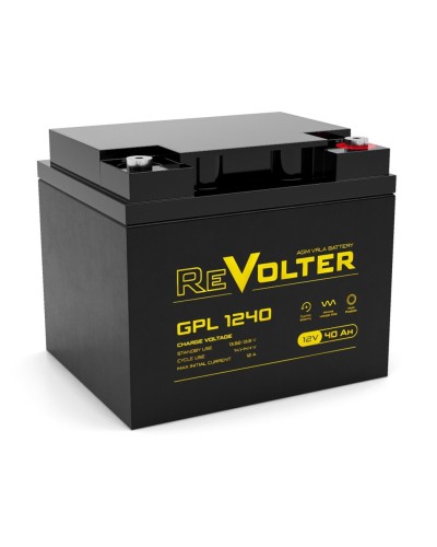 Revolter GPL 1240. Аккумулятор автомобильный герметичный свинцово-кислотный. Revolter в Кирове