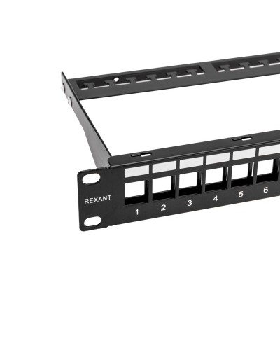 Панель коммутационная наборная 19", 1U, 24 порта, UTP REXANT PRO (02-0053): Патч-панель 19" в Кирове