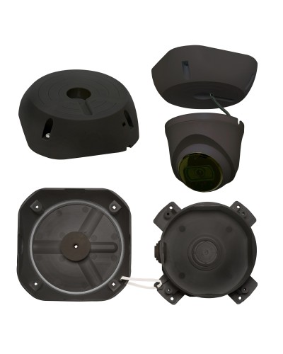 МК-4 PRO (цвет черный). Монтажная коробка для крепления уличных видеокамер. SLT в Кирове