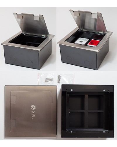 Люк на 4 поста (45х45), из нержавеющей стали, с коробкой, IP40 (300014). Люк. SPL в Кирове