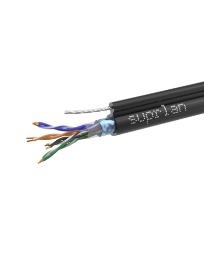 FTP Cat.5e 4x2xAWG24 Cu PE Outdoor T-FG8 (трос) Standard (01-1026-1). Кабель «витая пара» (LAN) для структурированных систем связи. SUPRLAN в Кирове