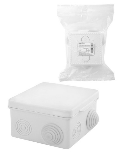 Коробка ОП 80х80х50мм, крышка, IP54, 7вх., белая (SQ1401-0922). Распаячная коробка. TDM ЕLECTRIC в Кирове
