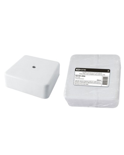 Коробка КР 75х75х28 ОП белая, IP40, с клеммной колодкой (SQ1401-0906). Распаячная коробка. TDM ЕLECTRIC в Кирове