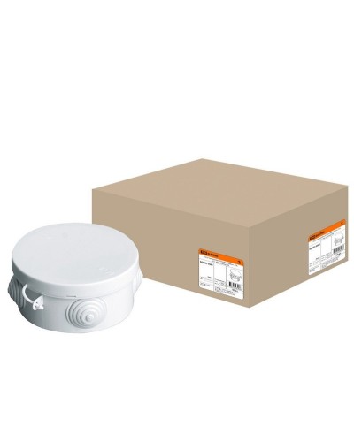 Коробка ОП D85х40мм, крышка, IP54, 4вх. (SQ1401-0502). Распаячная коробка. TDM ЕLECTRIC в Кирове