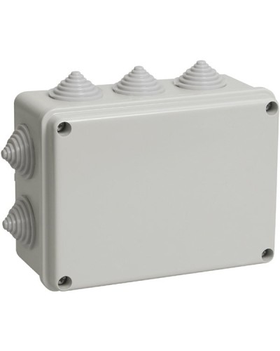 Коробка ОП 150х110х70мм, крышка, IP55, 10 гермовводов (SQ1401-1242). Распаячная коробка. TDM ЕLECTRIC в Кирове
