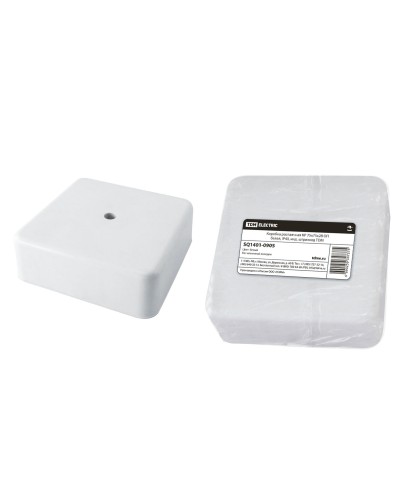 Коробка КР 75х75х28 ОП белая, IP40 (SQ1401-0905). Распаячная коробка. TDM ЕLECTRIC в Кирове