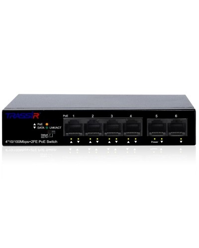 TR-NS1106-60-4POE. Коммутатор с PoE. Trassir в Кирове