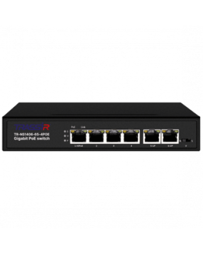TR-NS1406-65-4POE. Коммутатор с PoE. Trassir в Кирове