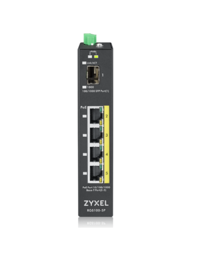 RGS100-5P-ZZ0101F. Промышленный PoE+ коммутатор. ZYXEL в Кирове