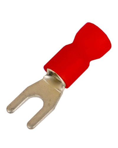 Наконечник вилочный НВИ 0,25-1,5 М5 (D5,3мм) (100 шт) (2A15P-EE-PVC). Наконечник вилочный с изолированным фланцем ПВХ. ДКС в Кирове