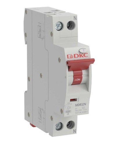 YON max MDR, 1P+N, 10mA, 10A, 6kA, А (MDR32N-1N1C10-A). Компактный автоматический выключатель дифференциального тока. ДКС в Кирове