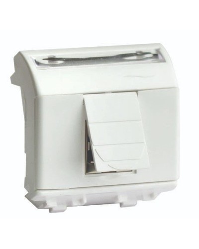 Розетка RJ-45 Brava 2 модуля слоновая кость (75450S): Розетка компьютерная с двумя разъёмами в Кирове