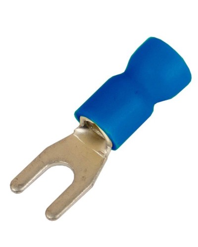 Наконечник вилочный НВИ 1,5-2,5 М3,5 (D3,7мм) (100 шт) (2B135P-EE-PVC). Наконечник вилочный с изолированным фланцем ПВХ. ДКС в Кирове
