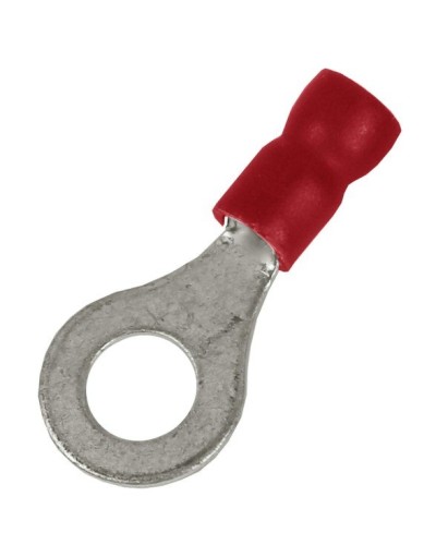 Наконечник НКИ 0,25-1,5 М6 (D6,4мм) с отверстием под винт (100 шт) (2A6P-EE-PVC). Наконечник с отверстием под винт и изолированным фланцем ПВХ. ДКС в Кирове
