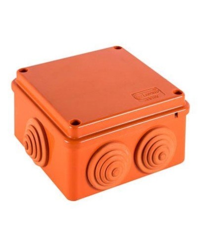 Коробка JBS100 100х100х55, 6 вых., 4P (1,5-10мм²) (43347HF): Коробка монтажная, огнестойкая, без галогена в Кирове