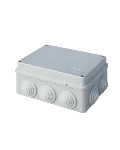 Коробка JBS150 150х110х70, 10 вых., 6P (0,15...2,5мм²) серая (43069HF-GR). Коробка монтажная, огнестойкая, без галогена. Экопласт в Кирове