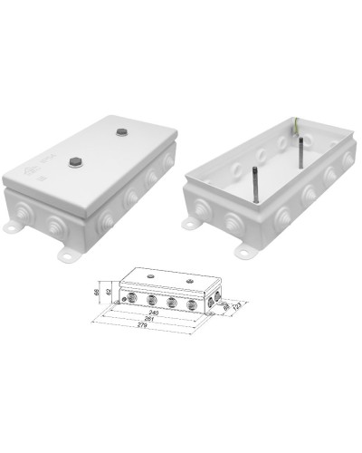 КМ IP55-1224. Коробка монтажная электротехническая. Гефест в Кирове
