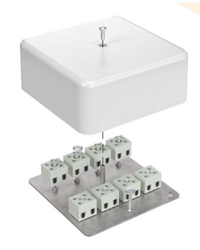 Коробка огнестойкая 103х103х45 для кабель-канала (40-0470-FR6.0-6). Коробка огнестойкая для кабель-канала. Промрукав в Кирове
