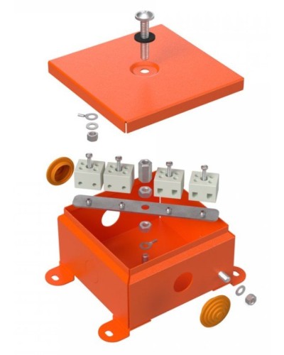 Коробка металлическая огнестойкая 110х110х65 (70-0360-FR2.5-4). Коробка металлическая огнестойкая. Промрукав в Кирове
