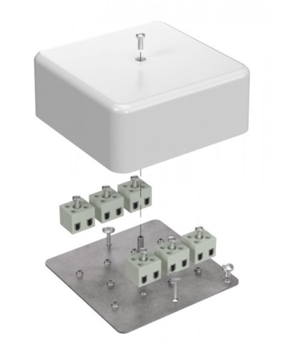 Коробка огнестойкая 103х103х45 (латунь) (40-0470-FR2.5-12-Е60). Коробка огнестойкая для открытой установки. Промрукав в Кирове