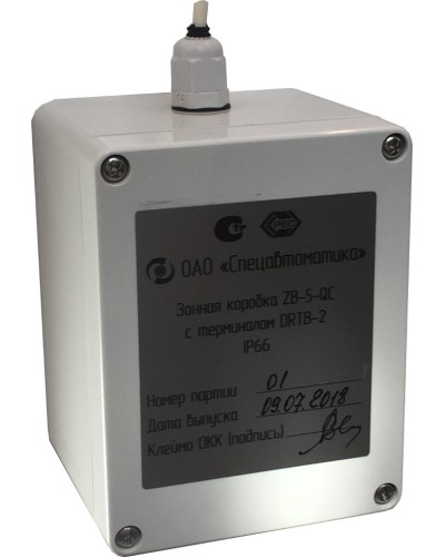 ZB-5-QC с DRTB-2 исп.01. Монтажная зонная коробка. Спецавтоматика, Москва в Кирове